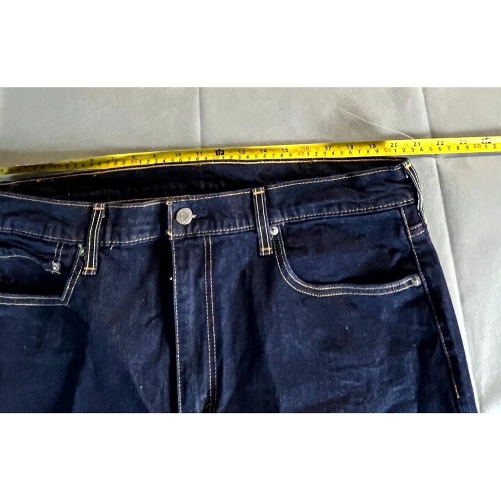 Levi's 502  Blue Jeans Men's‎ 38x30  Denim Stretch 5-Pockets Medium Wash Outdoor - Picture 5 of 6